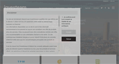 Desktop Screenshot of investeam.fr